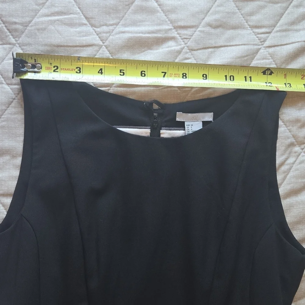 H&M Chic Black Professional Dress - Picture 4 of 10